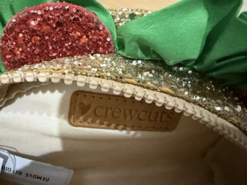 Crewcuts J. Crew Emoji Glitter Purses - Lot of 2 Nerd & Taco EUC